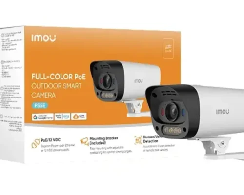 imou full color poE outdoor smart camera 3k 5mp mounting brocket human/vehicle detection