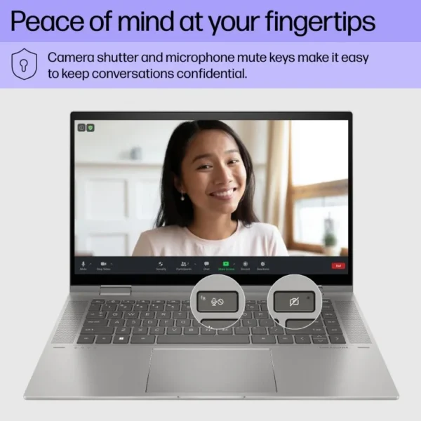 HP ENVY 15-EY1077WM X360 RYZEN 5 15.6" FULL HD TOUCHSCREEN/W11 SILVER ROTATIONAL LAPTOPS IN LEBANON