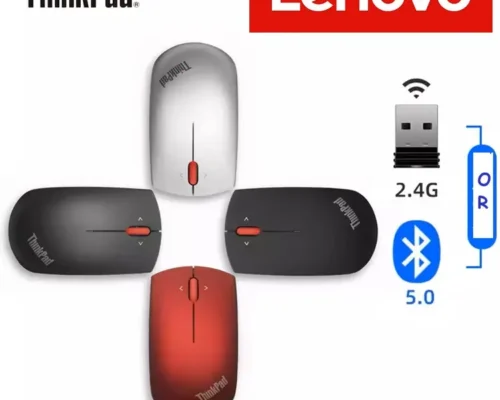 LENOVO THINKPAD MOBTM90 PRECISION WIRELESS DUAL MODE BLUETOOTH OR WIFI MOUSE B(BLACK)R(RED) S(SILVER) ORIGINAL