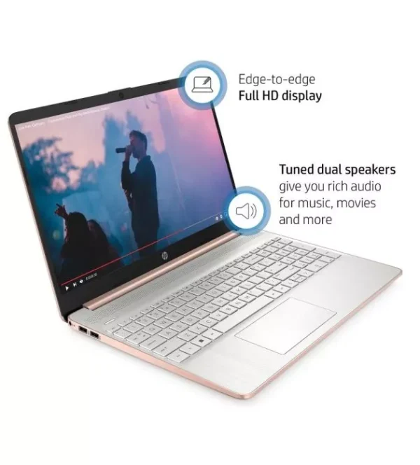 HP 15 EF2130WM RYZEN 5 5500U 8GB 256NVME 15.6 FHD W11 ROSE GOLD