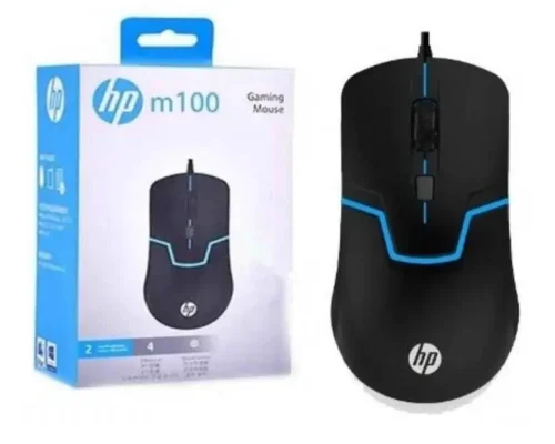 HP Gaming mouse m100 two dpi adjustable modes 1000&1600 4 buttons optical sensor