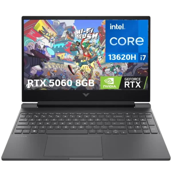 HP VICTUS 15-FA2093 GAMING B97DTUA#ABA Intel Core™ i7-13620H 16GB 1TB 15.6"144Hz NVIDIA® RTX 5060 8192MB MICA SILVER WIN11 LAPTOPS LEBANON