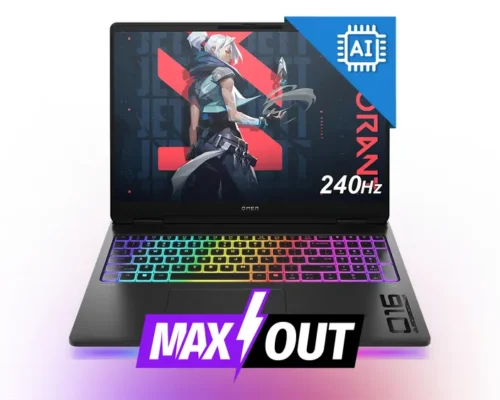 HP OMEN MAX 16 Ai Ultra 7-255HX 20CORE 32GB 1TB NVME 16.0 2.5K 240HZ RTX 5070TI 12GB BLACK W11
