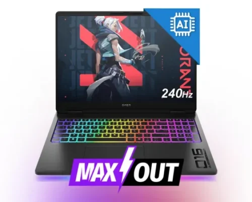 HP OMEN MAX 16T- Ultra 7-255HX 20 CORE 32GB 512GBB NVME 16 2.5K 240HZ RTX 5070TI 12GB BLACK W11