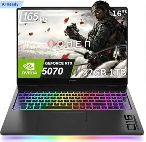 HP OMEN 16 SLIM Ultra 7 16-AN0003NR 255H 32GB 1TB 16 FULL HD 165HZ RTX 5070 W11 LAPTOPS IN LEBANON