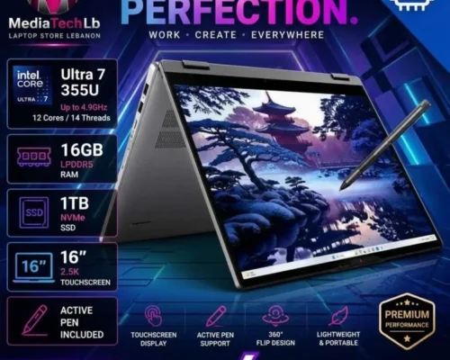 LENOVO IDEAPAD SLIM 5i 16IPH11 X360 ULTRA 7 355/16GB/1TB NVME/16″ WQXGA 2.5K TOUCHSCREEN/WIN11 ROTATIONAL + PEN