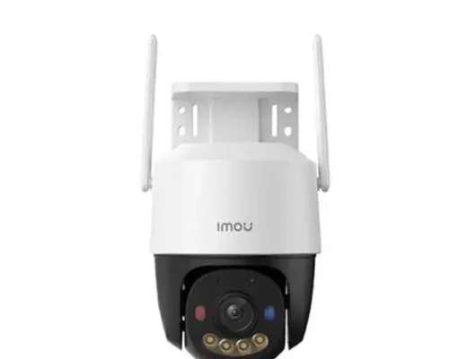 Imou Cruiser SC 5MP  is an outdoor 3K UHD pan-and-tilt Wi-Fi security camera featuring active red-and-blue