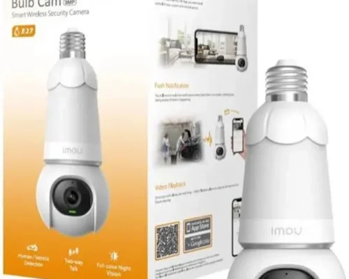Imou Bulb Cam 2K 3M megapixel smart Wi-Fi security camera built into a standard E27 light bulb socket