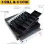 POS Cash Drawer POS Adjustable Width Heavy Duty Metal Case