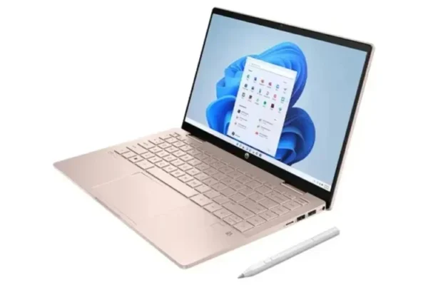 HP Pavilion BV1D5U8R X360 14-EK200 Intel Core 7 150U 512GB SSD 16GB DDR5 14.0 Inch Touch Integrated Intel Graphics W11H Rose Gold 1 Year Warranty LAPTOPS IN LEBANON