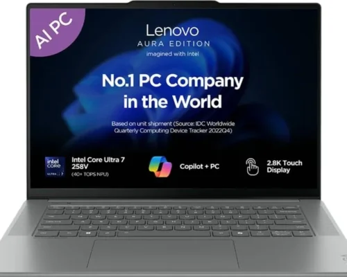 LENOVO YOGA SLIM 7I AURA EDITION Core ULTRA 7 256V 16GB 1TB 15.3″ 2.8K WQXGA+ TOUCHSCREEN 120HZ INTEL ARC WIN 11  LUNA GREY LEBANON