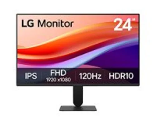 LG 24″ FHD IPS 120Hz HDR10 Monitor with Slim Stand