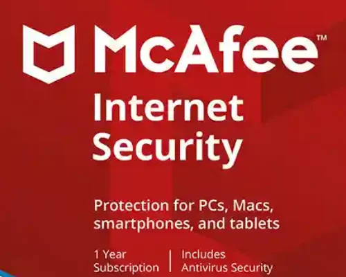 McAfee Internet Security 3 Devices 1 Year Windows/Mac/Android/iOS + MOBILE