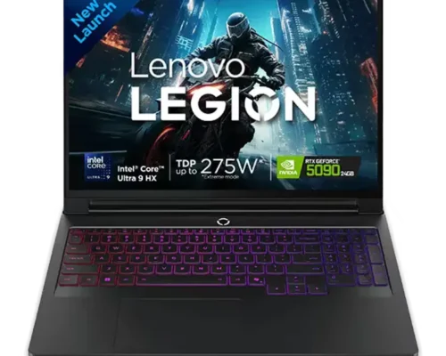 Lenovo Legion Pro 7 Intel Core Ultra 9 275HX 2.1GHz 64GB DDR5-6400 2x 1TB SSD 16″ WQXGA OLED 240Hz NVIDIA® GeForce RTX™ 5090 24GB Eclipse Black WIN 11 PRO