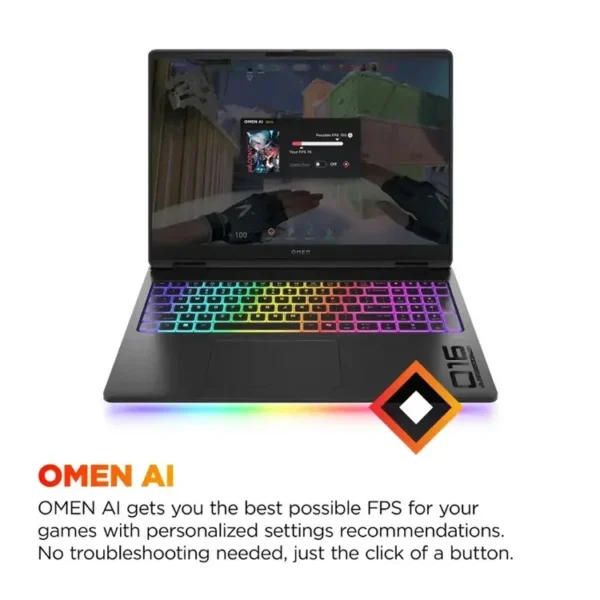 HP Omen Max 16  AMD Ryzen AI 7 H 350 512GB SSD 16GB 16.0 Inch 2K Nvidia RTX 5070 Ti 12G W11H GAMING LAPTOP LEBANON