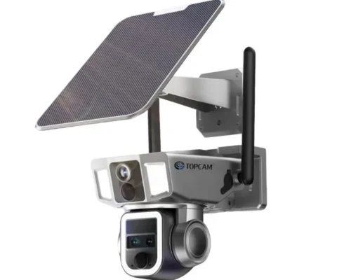 Ipcam Wifi + 4G Smart Solar Battery Cam 3 Lens Technology