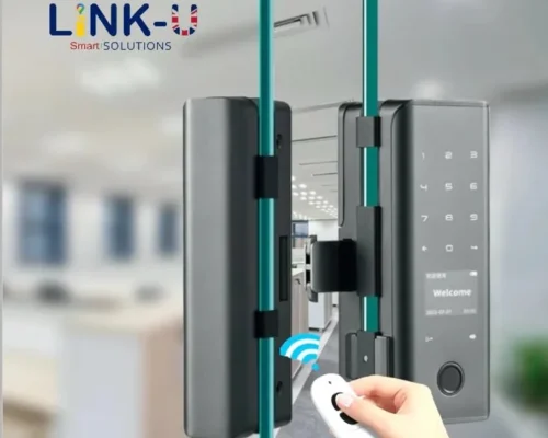 Smart Glass Lock Code Finger Print Remote Control Mobile App RFID  Wifi Online SMART DOOR