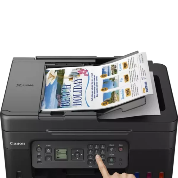 Canon 5807C009AA PIXMA G4470 Tank Printer 4in1 Print Scan Copy Fax 11ppm Black 6ppm Color WiFi ADF Cloud Link Apple AirPrint Mopria printers in lebanon