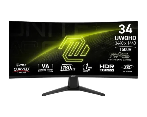 LED MSI MAG  346CQ 34″ UWQHD 180HZ CURVE