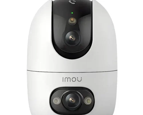 IMOU Ranger 2 Dual 10MP indoor smart security camera featuring a dual-lens design, 10MP total resolution, and 360-degree pan and