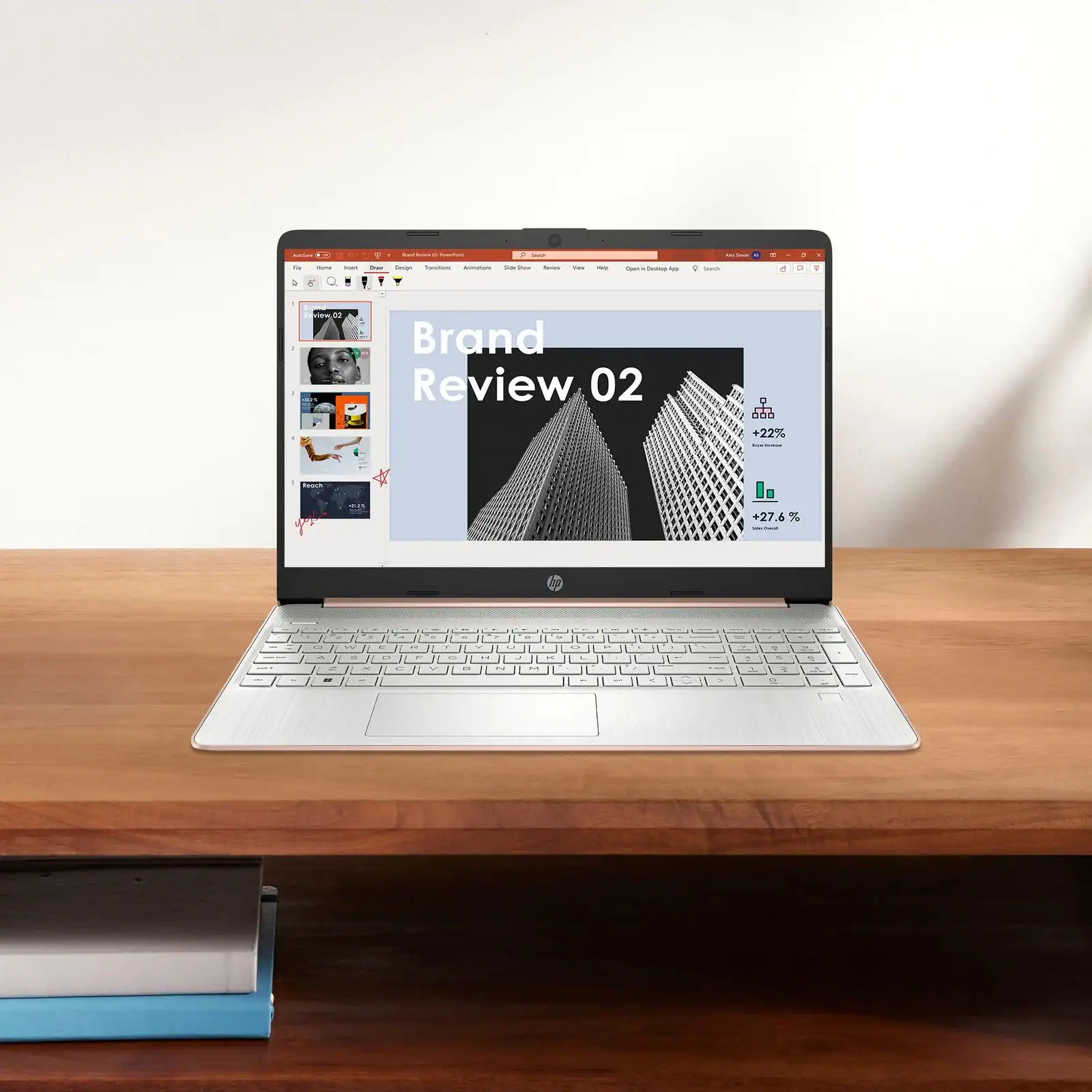 Hp 15T-FD100 CC34E7U8R ORE 7 150U 5132GB SSD NVME 16GB 15.6 Inch 1280x720 Intel Graphics, W11H Rose Gold 1 Year Warranty