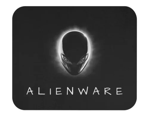Alienware Eclipse Head Logo, Black Gaming Mouse Pad (Rectangle)