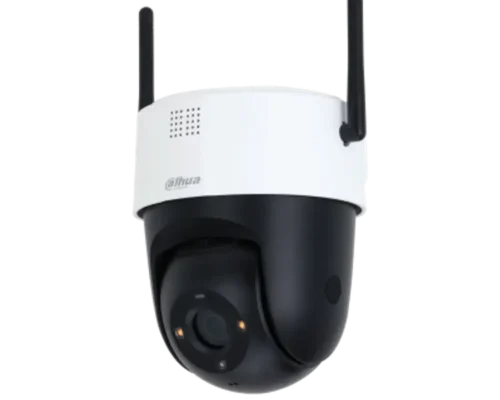 Dahua Active-Deterrence PTZ camera features smart dual illuminators and two-way talk capabilities