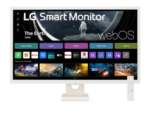 LG 32SR50F 31.5″ Monitor IPS Smart Monitor WebOS HDR 10 ThinQ Home Dashboard 60 Hz