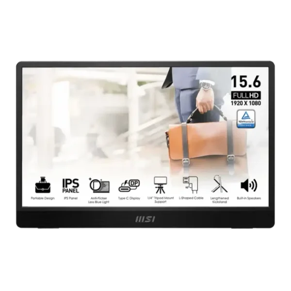 MSI Pro MP161 E2U Portable Screen monitor 15.6-inch FHD ultra-slim business in lebanon