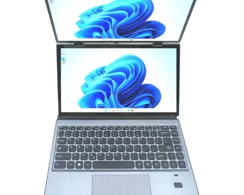 LAPTOP YOGA X360 DUO 2-in-1 X360 Detachable intel N95 dual core 16GB 512GB 14 ” 2.2K ips Dual Touchscreen  WIN + Keyboard