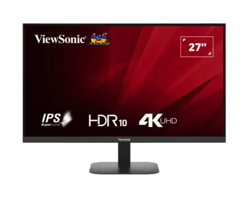 ViewSonic VA2730-4K-HD 27” UHD Three Sided Micro Border Flat IPS Technology Black 4ms Response Time Resolution: 3840×2160