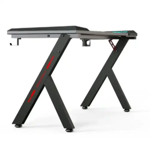 Gaming Desk\TABLE Z-Shaped RGB Carbon Fiber Black